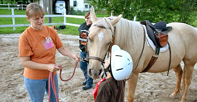 horse therapy photo