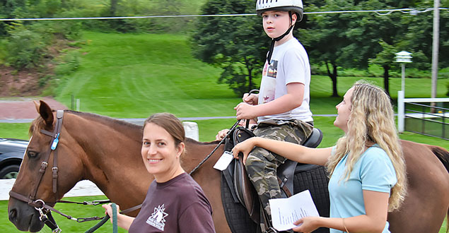 horse therapy photo